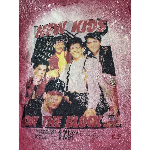 Rare Vintage New Kids On The Block M Concert T Shirt BRAVO Mag, November 17 1991 - Picture 3 of 11